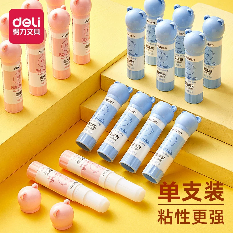 Cartoon glue stick for elementary school students, stationery, handmade, panda