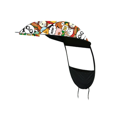 sun protection single canopy accessory, Elektromobil üçün ön şüşə çətiri (günlük) - single-canopy-internet-celebrity-bear-velcro-hook-and-loop-surface-default-item