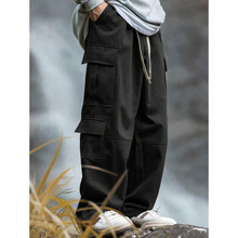K 18352 Multi-pocket men's cargo pants ���ƴ�ӹ��b�Lѝ