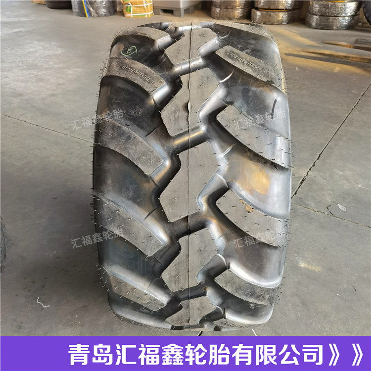 现货批发农场牧场拖斗轮胎560/45R22.5运梁车饲料车钢丝真空胎