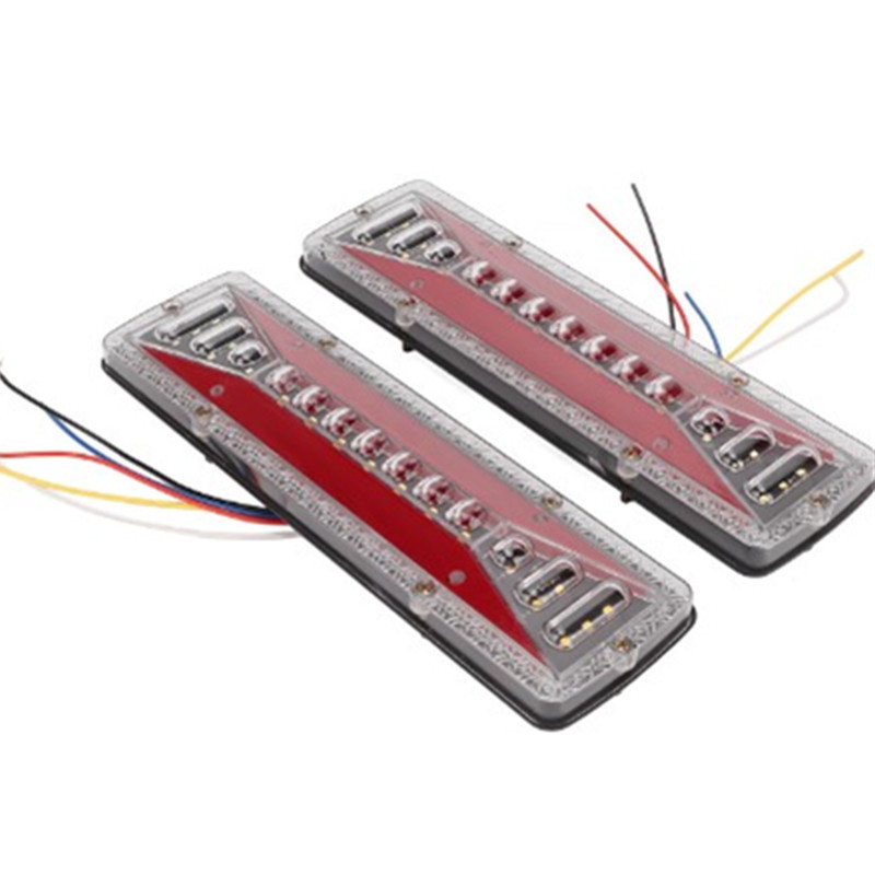 Car LED Taillight 12V24V running water light agricultural vehicle lamps tricycle truck taillight truck warning light