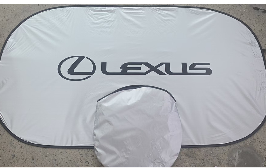 Car Sunshade Front Windshield Sun Protection and Heat Insulation Sunshade Board Summer Car Sunshade Umbrella Custom Logo Silver-Coated Car Sunshade