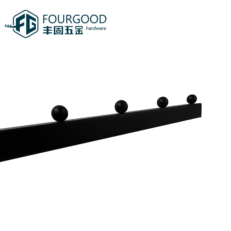 5 bolas de malla de pared percha de ropa gancho de pared tubo cuadrado tienda de ropa muestra accesorios con gancho de almacenamiento