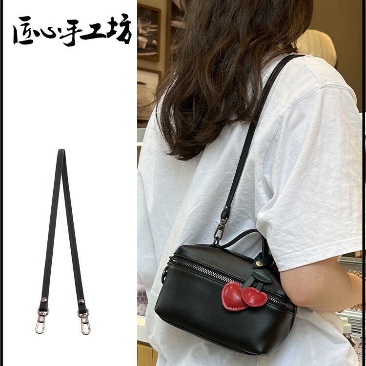 Longchamp Lunchbox Bag with Underarm Shoulder Strap, Longchamp Box Bag Crossbody Strap Accessories, Adjustable Bag Strap