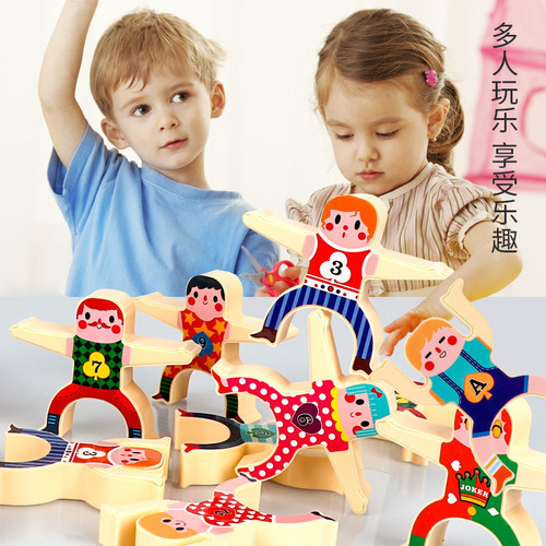 Children's Hercules Jenga Balance Puzzle Building Blocks Game Toys Jenga Game Toys for Boys and Girls