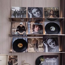 黑胶唱片现代简约音乐主题道具复古海报音乐封面墙面装饰摆设背景