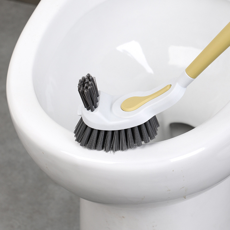 Double-sided Toilet Brush For Home Use, Bathroom Brush, No Dead Angle Cleaning Set, Extended Handle, Does Not Dirty_voghion.com