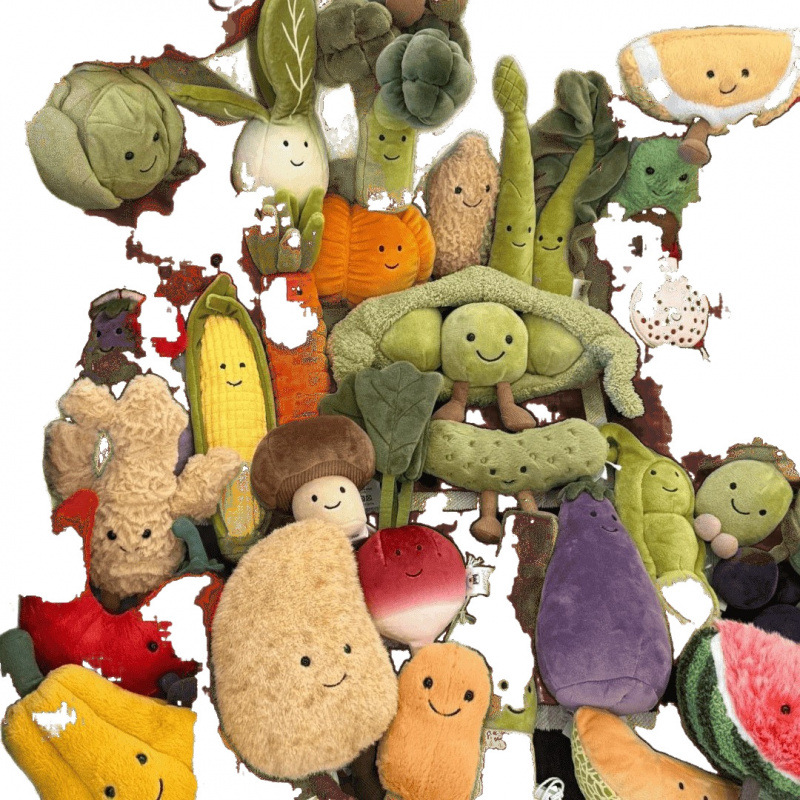 Pequeña colección divertida melocotón mel melocotón suave peluche muñeca muñeca adorable cumpleaños