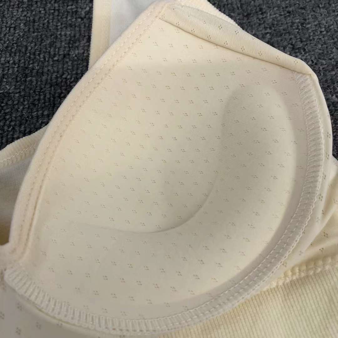 Nueva taza fija sin marcas de alta calidad chaleco de dama sin anillo de acero bra de yoga ropa interior deportiva mujer al por mayor image 6