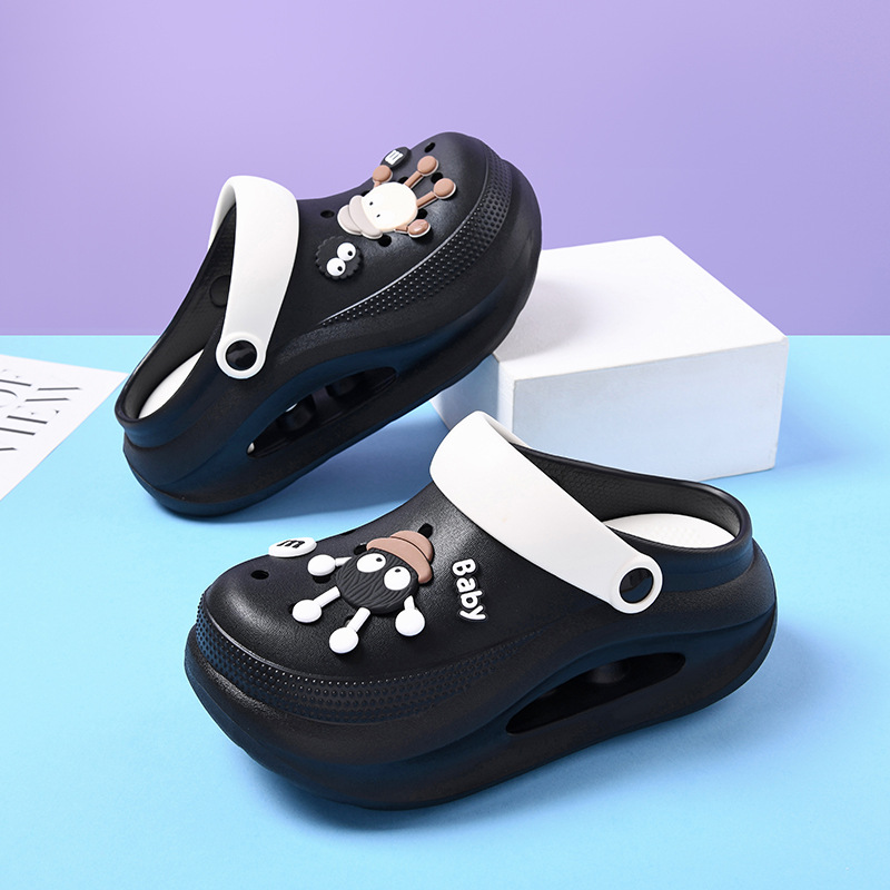 Cross-border 2025 zapatos con agujeros mujer cojín de aire hueco zapatillas Baotou zapatos de enfermera para mujer sandalias Baotou sandalias y zapatillas para mujer