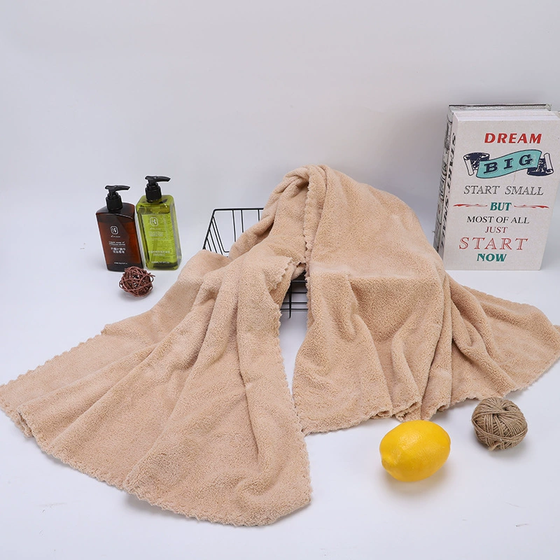 Хлопковый махровый полотенец Coral с увеличенной толщиной, 70×140 см, впитывающий