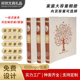 现货5寸6寸800张相册纪念册大容量插页式家庭版影集照片收纳册