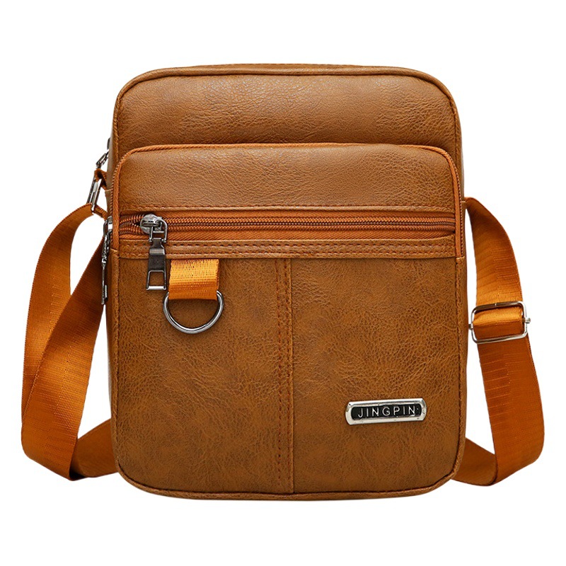 Bolso de los hombres bolso de mensajero ocasional del hombro del negocio partido de la moda vertical japonés y coreano nuevo bolso de los hombres mochila pequeña fábrica al por mayor