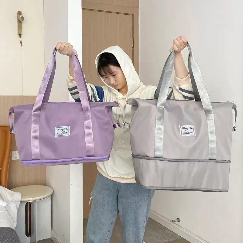 【芭芭农场】扩展旅行包女短途行李包大容量手提包收纳包旅行袋女