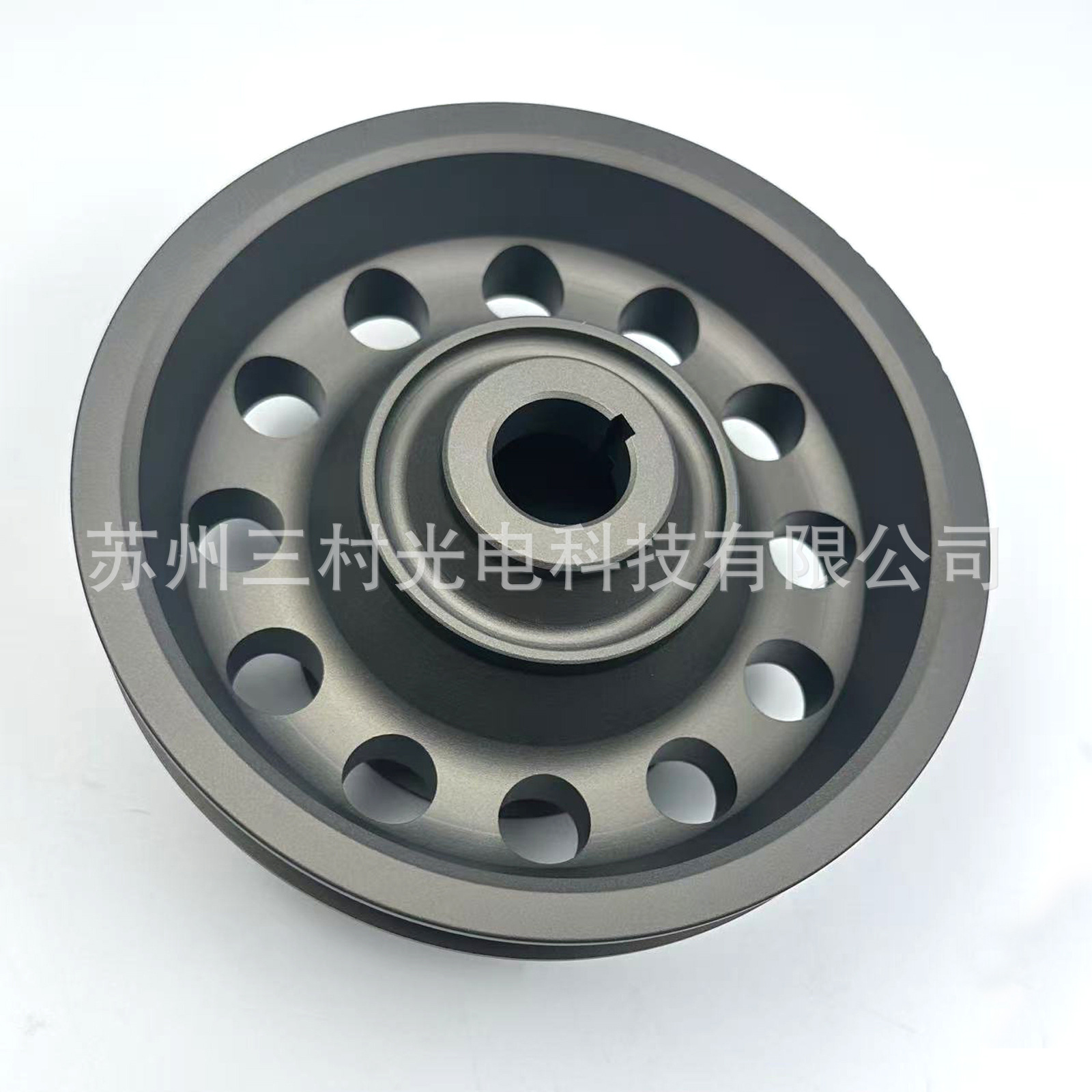 Gray Crankshaft Pulley Belt Pulley Suitable for Honda Civic 92-95 D16 Sohc