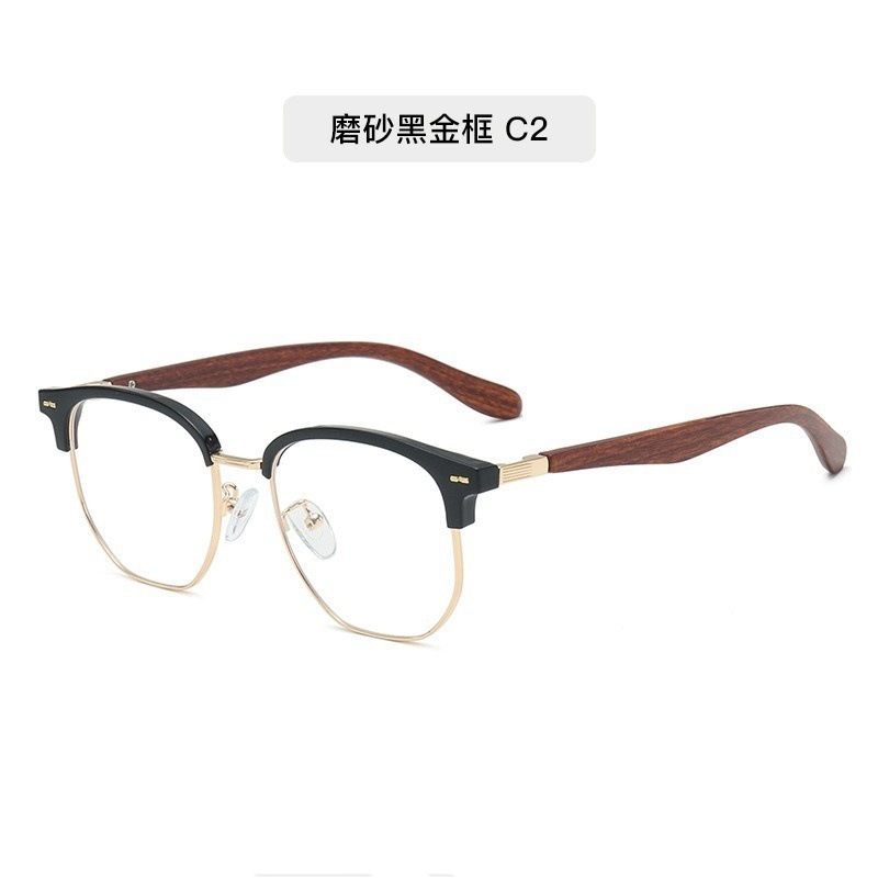 Nuevo miopía ultra ligera TR90 antiluz azul con grados Sven marco de gafas de luz plana gran marco de gafas de medio marco para hombres