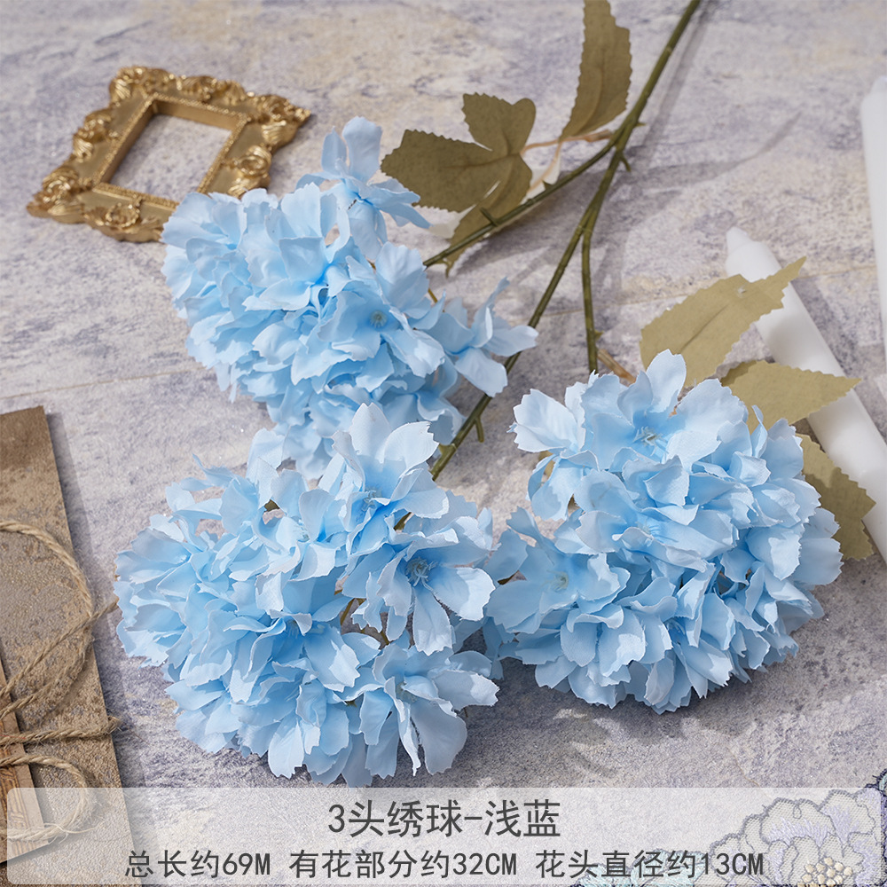 EH-3 머리 수국-라이트 블루