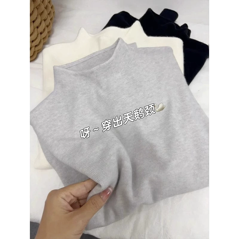 Вязаный базовый свитер, комфортный для тела, one size, мягкий повседневный слой