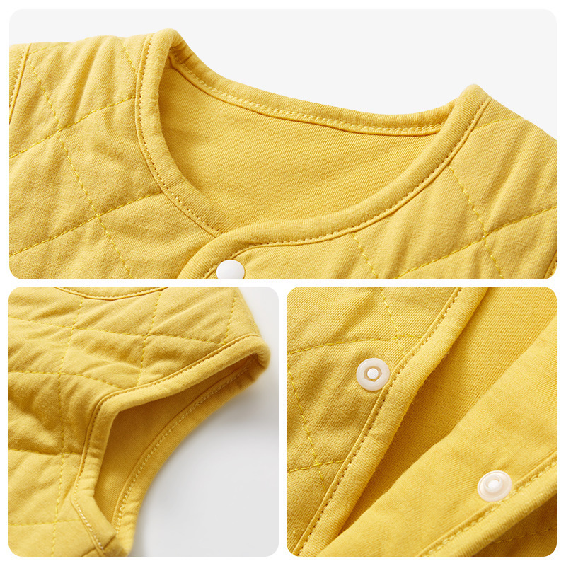 Chaleco de bebé otoño e invierno Bebé engrosado cálido cardigan chaleco niños y niñas chaleco Delgado acolchado abrigo ropa de invierno para niños image 4