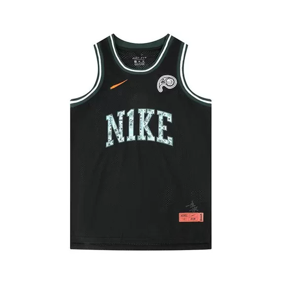 American-Style Basketball Vest Men's Sports T-Shirt Casual Sports Running Fitness Jersey Quick-Drying Breathable Mesh