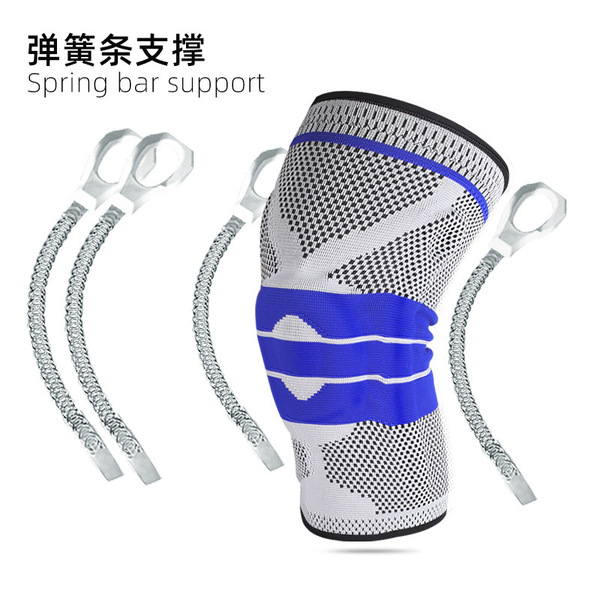 sports silicone knitted basketball climbing knee pads
