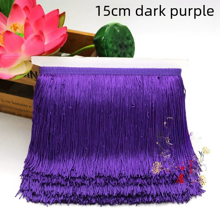 Stage new clothing auxiliary material cryptocartein dance streaming Su must have 15cm curtain lace