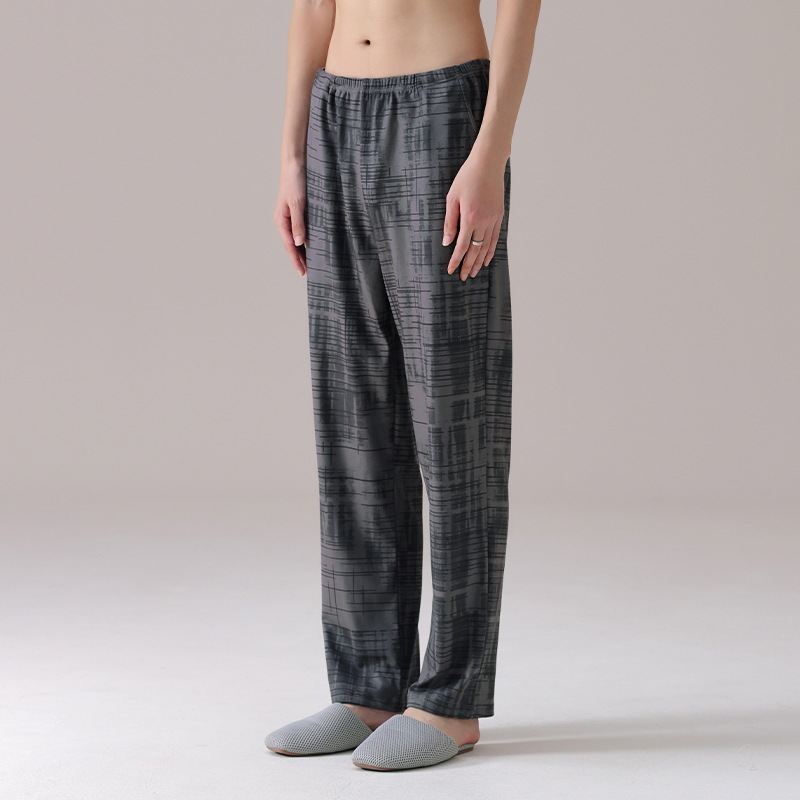 Pantalones de pijama de hombre pantalones largos de primavera y otoño pantalones de invierno de lana simple para niños pantalones caseros de invierno y otoño