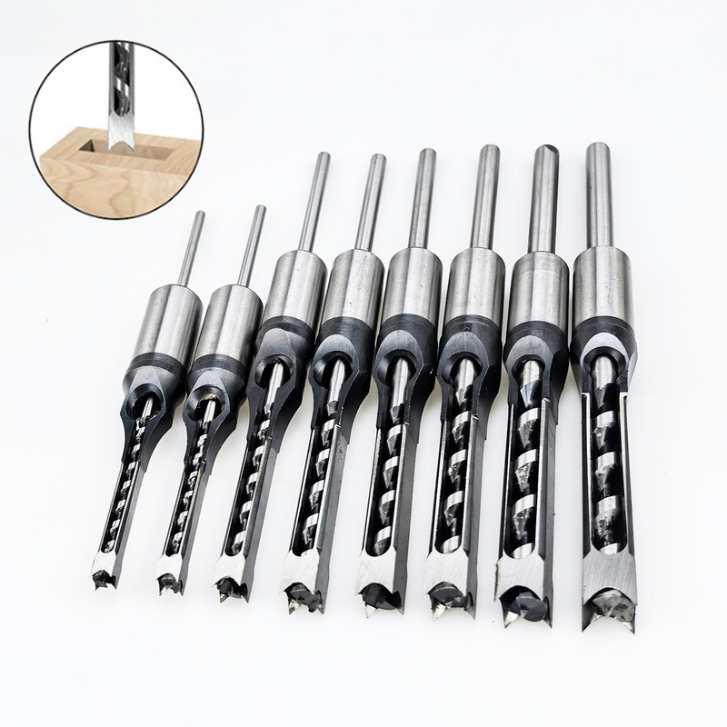 Woodworking Square Hole Drill, Square Tenon Drill Bit, Mortise and Chisel Woodworking Square Deep Hole Drill Bit, Woodworking Opening Tool, Square Hole Drill Bit Woodworking Square Hole Drill, Square Tenon Drill Bit, Mortise and Chisel Woodworking Square Deep Hole Drill Bit, Woodworking Opening Tool, Square Hole Drill Bit