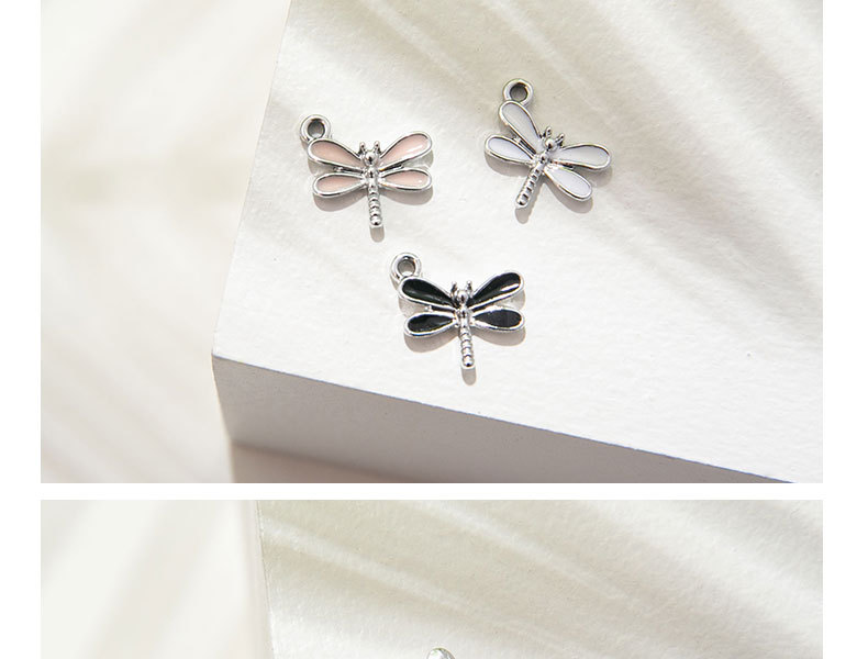 10 PCS/Package Quantity 10 PCS/Package 12*11mm Alloy Dragonfly Pendant