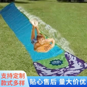 Надувная водная горка PVC одноместная и двухместная для улицы