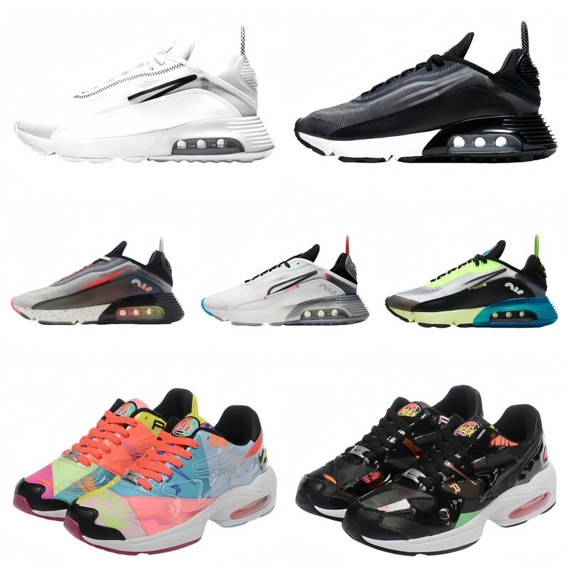 Cross-Border Trade Airmax2090 Air-Cushion Running Shoes Shock-Absorbing Sports Shoes Student Casual Men's Shoes Women's Shoes Cushioning