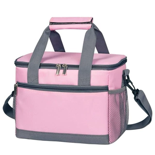 定制牛津布手提保温包大容量户外加厚防水冷藏冰包8.5L lunch bag