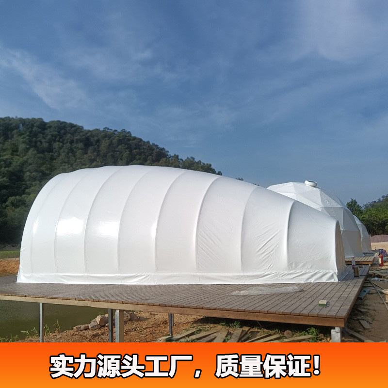 广州锐动篷房生产销售5x7m贝壳帐篷景区住宿保暖抗风茧形蚕蛹帐篷