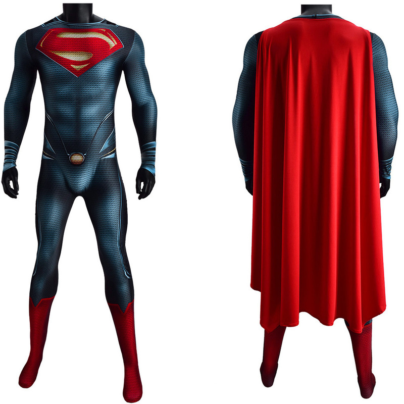 正義連盟クラークケントスーパーマン鋼鉄の体superman連体レオタードコスプレ服|undefined