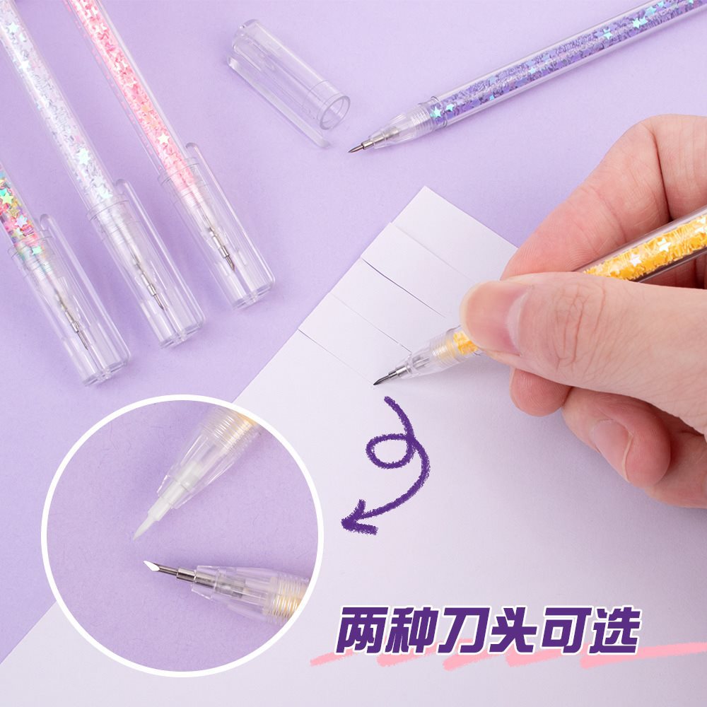 INS pen type cutting knife engraved pool pens