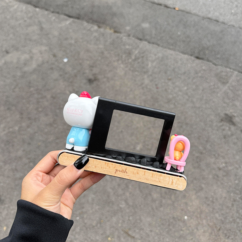 Couple Photo Frame Display Stand Parking Sign Cartoon Cute Kt Ornament Handmade DIY Valentine's Day Gift Creative Number Plate