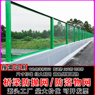 Bridge Anti-Throw Net, Highway Railway Anti-Fall Guardrail Net, Hot-Dip Galvanized Steel Plate Net, Elevated Vertical Strange Bridge Protection Net