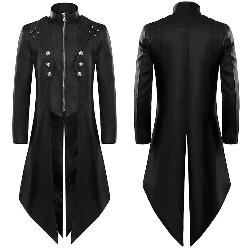 クロスボーダー新作紳士服ヨーロッパとアメリカの中世レトロ宮殿スタイルタキシードフェイクツーピースコートプロムドレス在庫あり|undefined