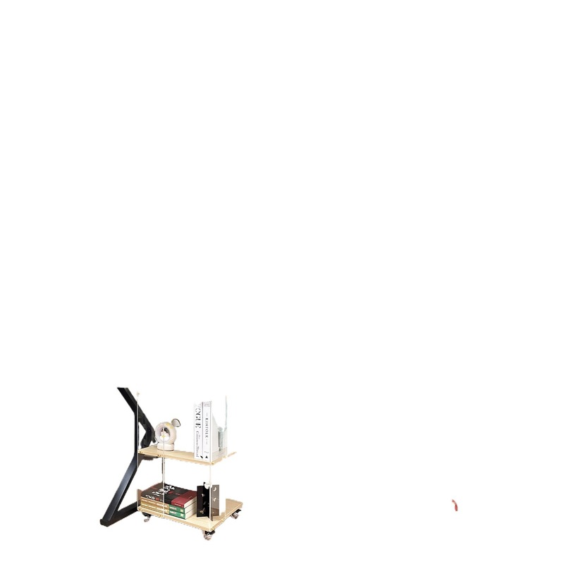 亚克力创意旋转书架家用书房展示柜实木落地置物架转角书柜可移动|undefined