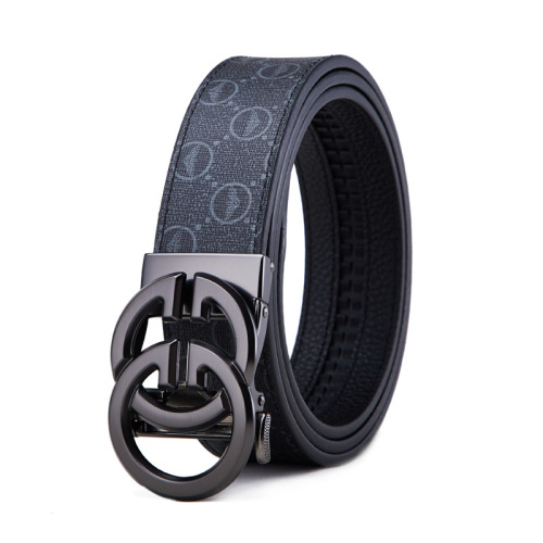 Faleamani Men's Genuine Leather Versatile Pants Belt, Pure Calfskin Youth Brand Men's Belt, Casual