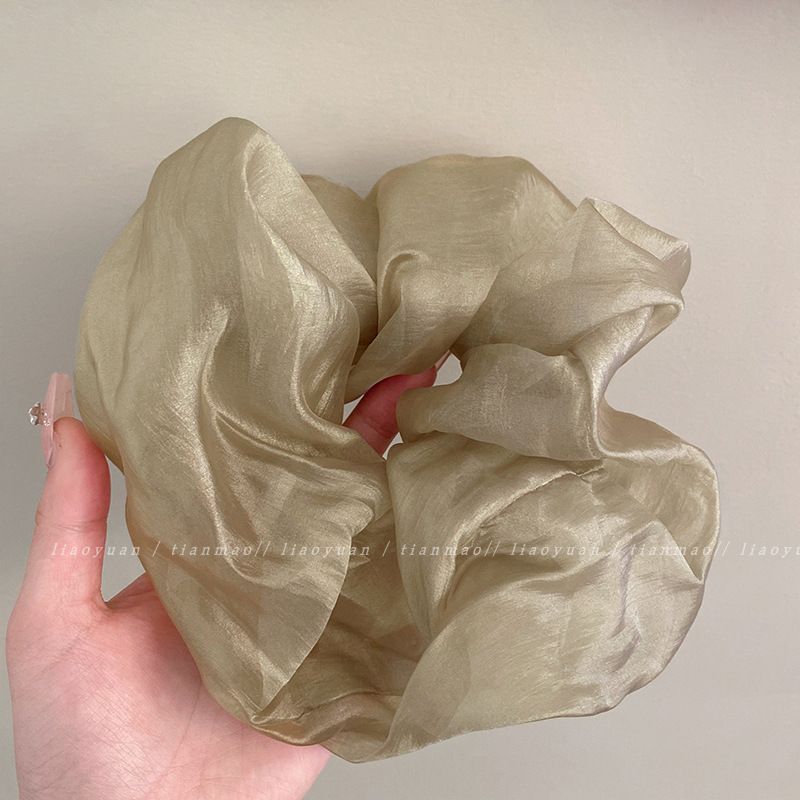 Nubes flotantes ~ Coraje grueso simple, lazo para el cabello, cuerda para la cabeza, sentido avanzado femenino, nueva cabeza de bola, goma, temperamento, cuerda para el cabello de cola de caballo