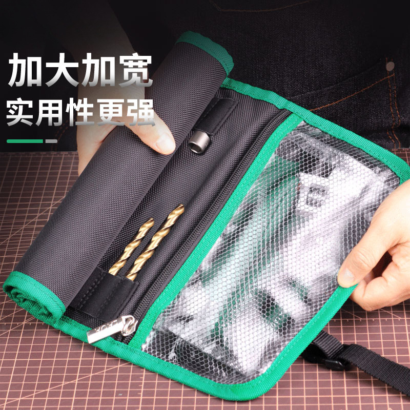 Bolsa de carrete multifuncional antigua, bolsa de almacenamiento de broca, bolsa de almacenamiento de cabezal de lote, bolsa de almacenamiento, bolsa de almacenamiento, bolsa de mantenimiento, bolsa de rollo de herramientas