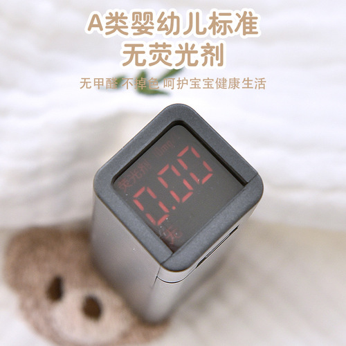 Newborn saliva napkin, baby pure cotton gauze embroidered Class A small handkerchief, baby face towel, universal wholesale for all seasons