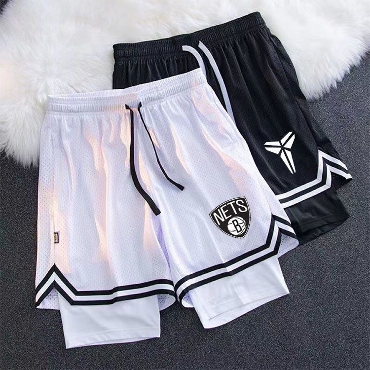 American Basketball Shorts Loose Summer Pants Outer Wear Large Pants Training Quick-drying Fitness Running Shorts