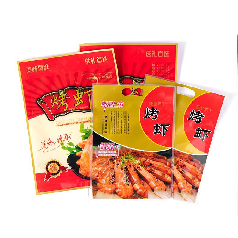 干海鲜烤虾，对虾包装袋食品级