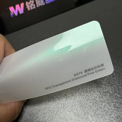 Car paint protective film Car Wrap Full Body Paint - tpu-transparent-diamond-pine-green-152m15mroll