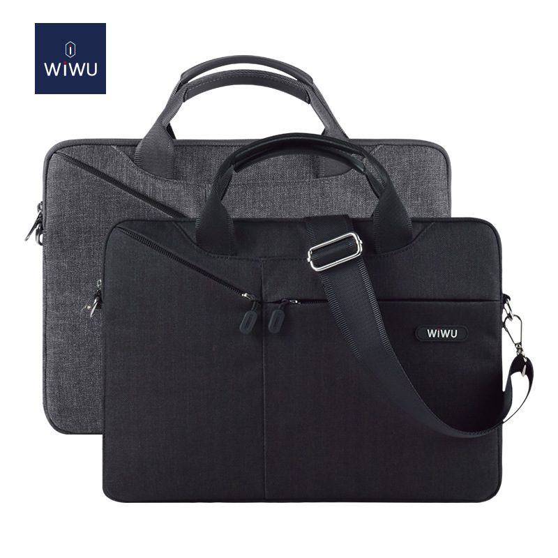Wiwu Is a Wujimaish Brand Handbag and Computer Bag Suitable for Laptops, Travel, and Trips, with a Three-Layer Design That Is Waterproof and Shockproof Wiwu Is a Wujimaish Brand Handbag and Computer Bag Suitable for Laptops, Travel, and Trips, with a Three-Layer Design That Is Waterproof and Shockproof