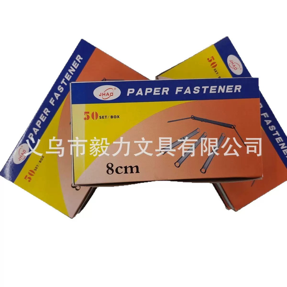 跨境热卖金属装订夹马口铁装订扣文件夹8CM