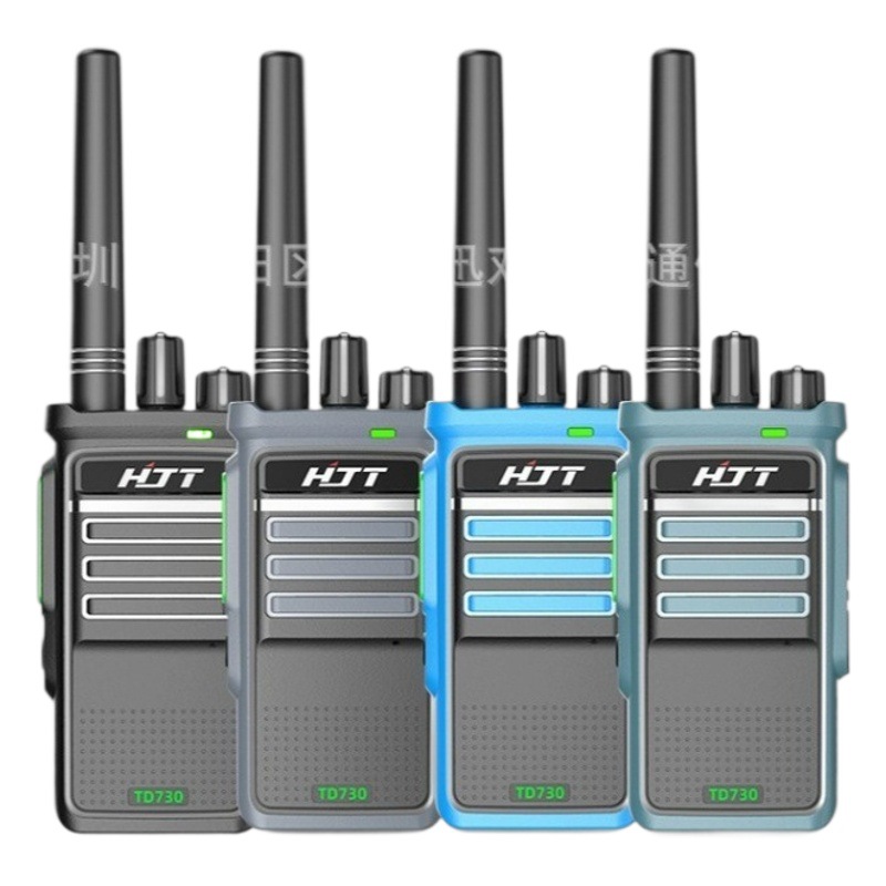 Haojietong HJT walkie-talkie TD730 handstand 8W de alta potencia inteligente ultra-larga espera sitio de construcción civil restaurante intercomunicador