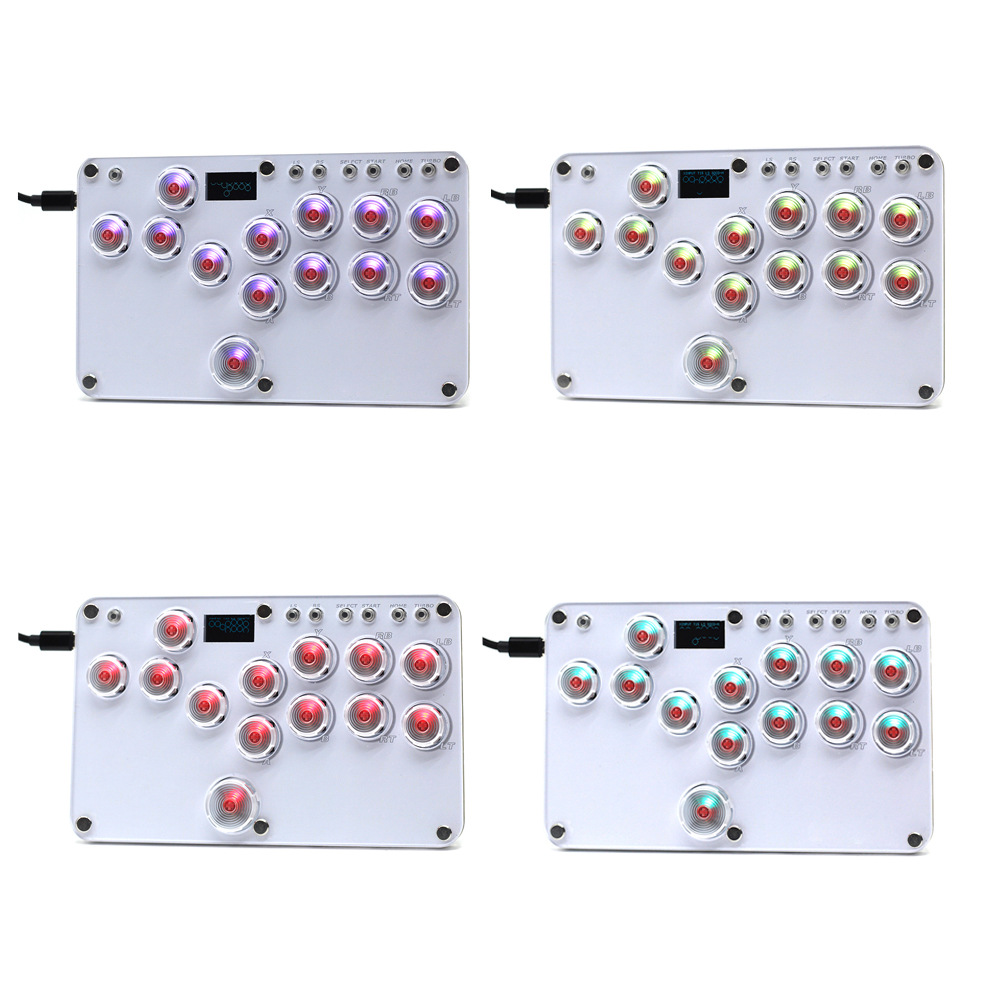 Ultra-Delgado mudo HitBox SOCD controlador de soporte de PC PS4 STEAM juego de lucha teclado Street Fighter 6